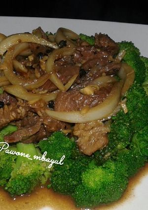 Foto resep Brokoli Sapi Lada Hitam