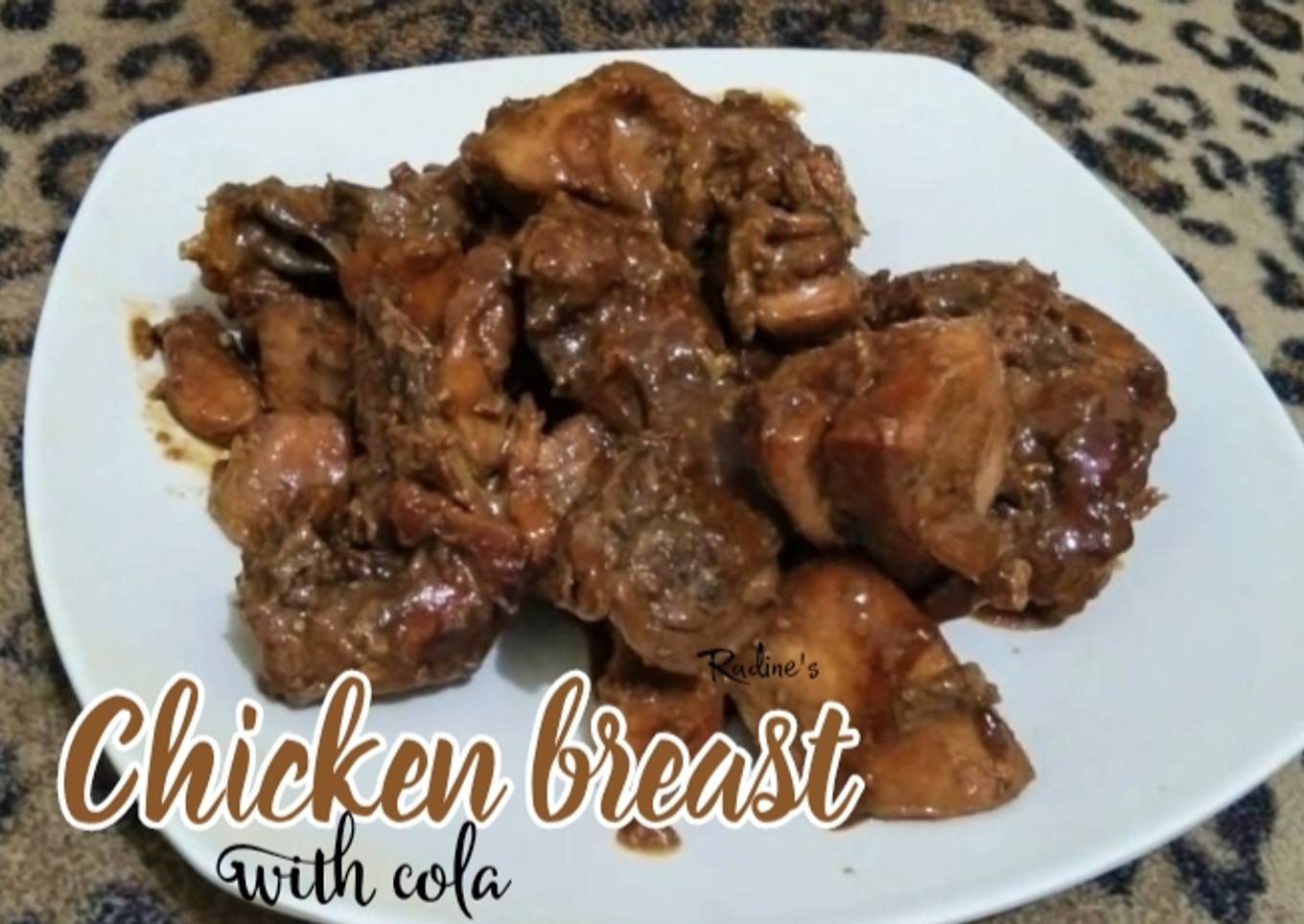 Chicken breast with cola
