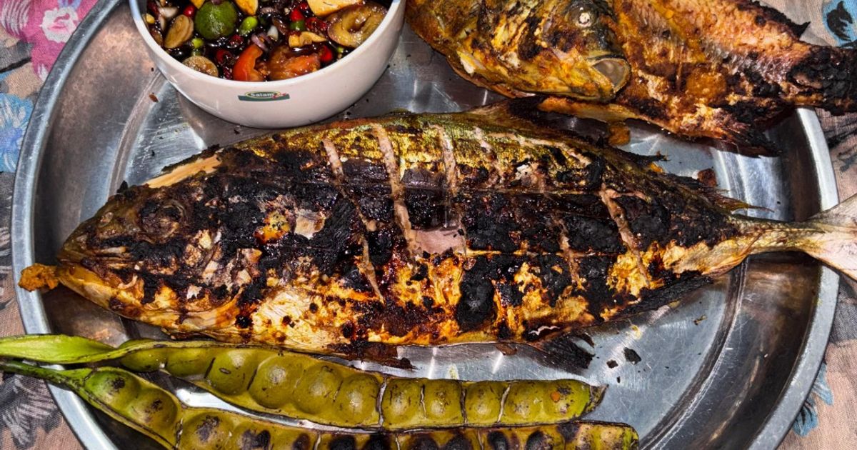 Ikan bakar kue lilin Desember 25