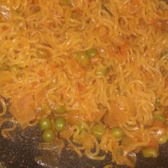 A picture of Masala maggi.