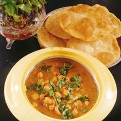 Kabuli chana masala curry 😋 A picture of Kabuli chana masala curry 😋.