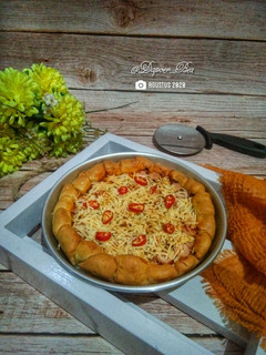 Foto resep Pizza 2 Bahan (No Proofing)