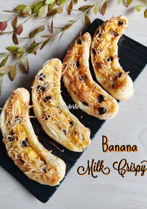 Foto resep Banana Milk Crispy / Pisang Krispy Puff Pastry