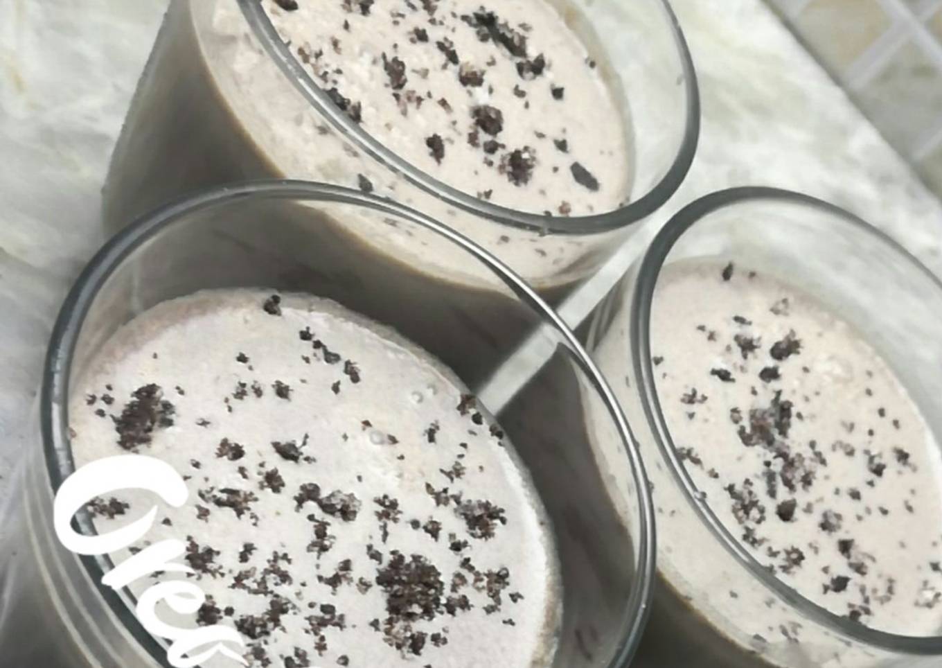 Oreo nutella shake