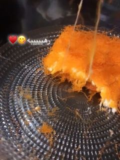 صورة لوصفة كنافه بالجبن والقشطه ♥️😋