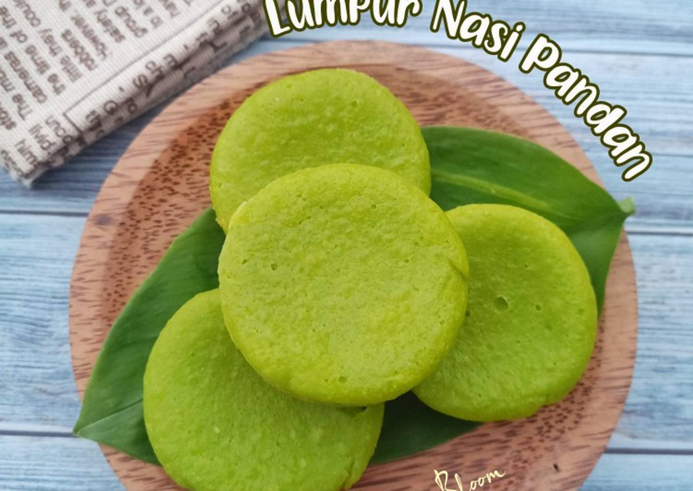 841. Lumpur Nasi Hijau Pandan, harum dan yummy😋