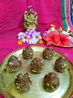 A picture of Sugar Free Anjir khajur Modak.