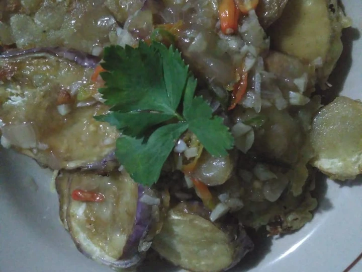 Langkah Mudah untuk Membuat Resep Terong crispy saus tiram yang Enak Banget Anti Ribet, Menggugah Selera