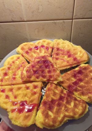 Φωτογραφία της συνταγής Βάφλες αφράτες 🤤😋❤