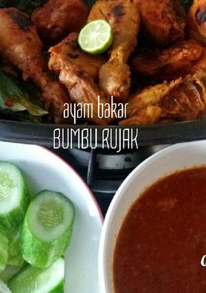 Foto resep Ayam Bakar Bumbu Rujak
