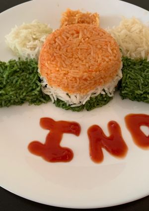 A picture of Tiranga Rice.
