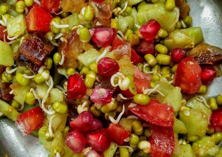 Recipe of Homemade Green Gram Sprouts chaat