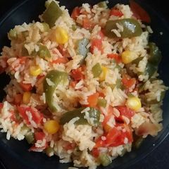 A picture of Corn Pulao.