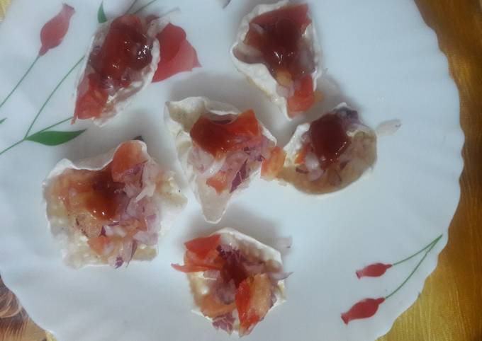 Simple Way to Prepare Homemade #rainbow#healthy snacks#saggo mini papad chat bytes