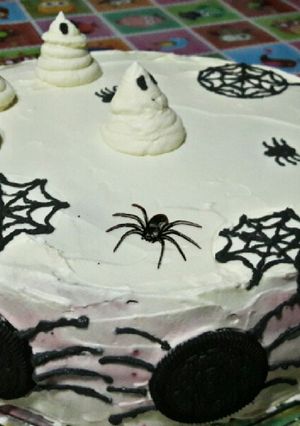Una foto de Torta halloween👻🕸