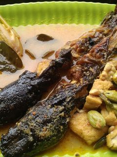 Foto resep Mangut lele asap kuah santan