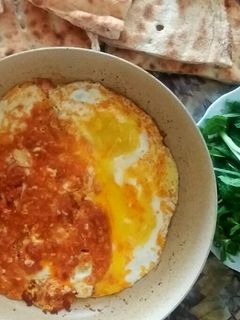 عکسی از دستور املت با رب گوجه 😋