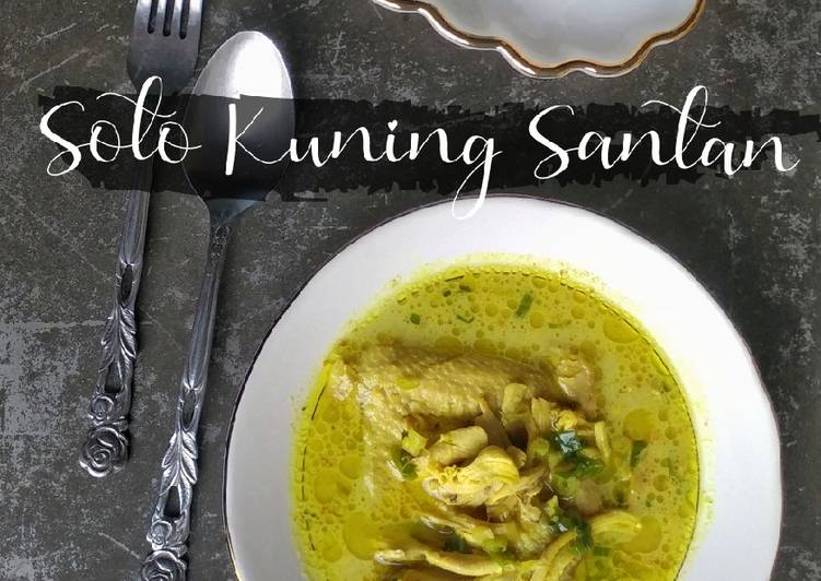 Resep (111) Soto Kuning Santan Yang Bikin Ngiler