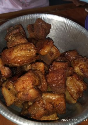 Una foto de Chicharrón de cochino al estilo llanero