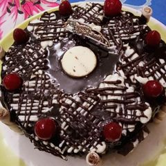 Chocolate truffle cake A picture of Chocolate truffle cake.