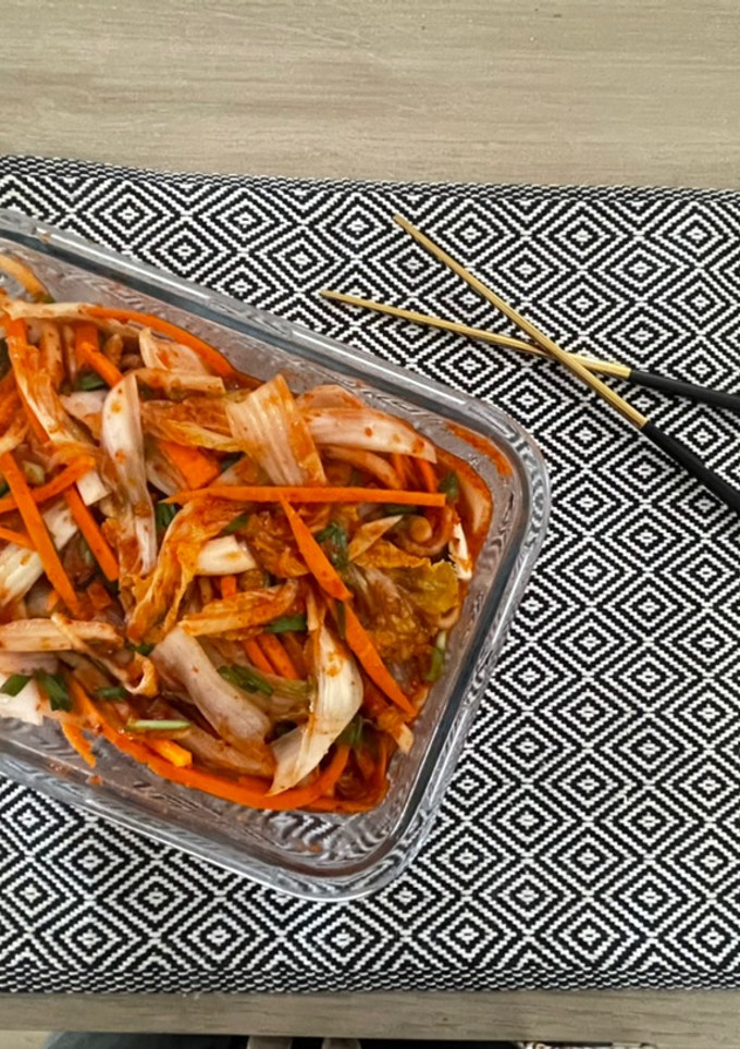 Una foto de Kimchi koreano