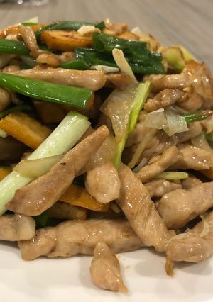 蔥爆豬肉 的食譜成品照片