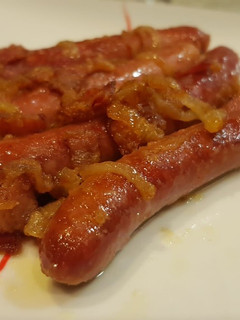 Una foto de Salchichas frescas al brandy