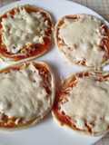 Mini pizzas de pollo en Freidora de aire o al Horno tú eliges