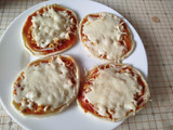 Mini pizzas de pollo en Freidora de aire o al Horno tú eliges