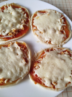 Una foto de Mini pizzas de pollo en Freidora de aire o al Horno tú eliges