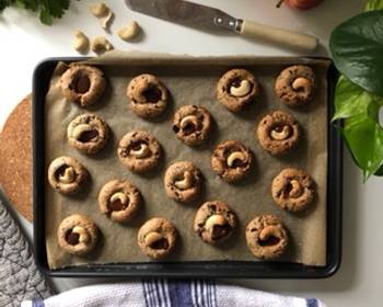 The New Way Cooking Recipe Cashew  Chocolate Thumbprint Cookies Home Style