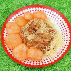 A picture of Mie Shirataki Bumbu Kuah Goreng.