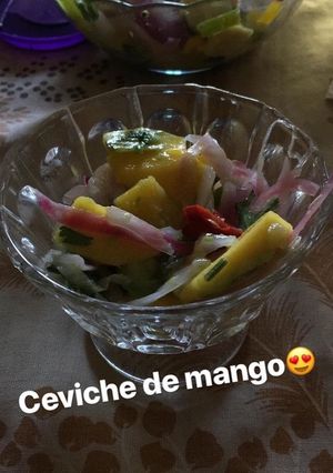 Una foto de Ceviche de mango