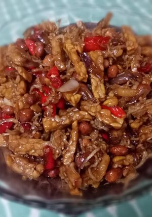 Foto resep Sambel kering tempe teri kacang