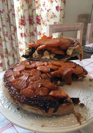 Una foto de Tarta tatin de zanahorias