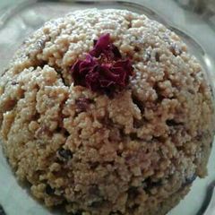 A picture of Home made milk cake.