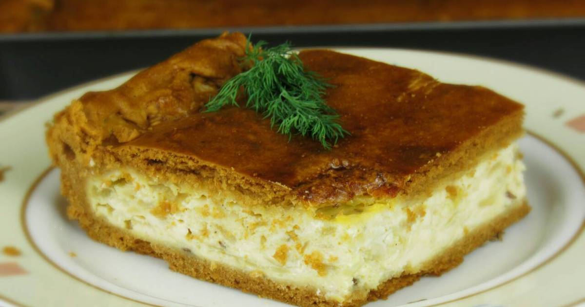 Закусочный пирог с плавлеными сырками, рецепти з фото (3 покрокових рецепта - за