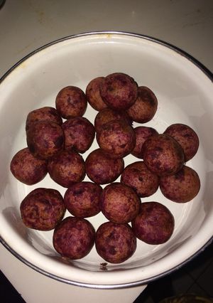 Foto resep Bola2 ubi ungu isi keju