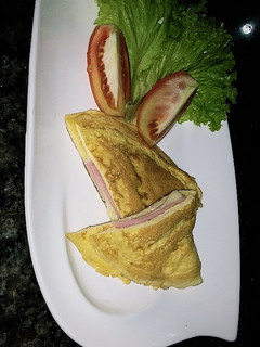 Una foto de Omelette de jamón y queso