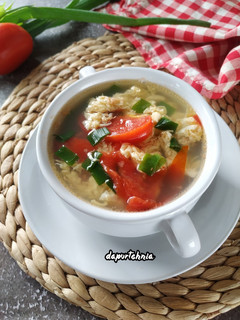 Foto resep Sup Tomat Telur / Tan Hua Tang