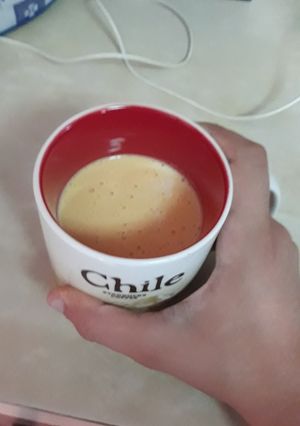 Una foto de Milkshake de lúcuma
