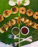 Vegetables Idlis,Rava-Vada