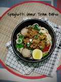 Spaghetti Jamur Tiram ala Mie Ayam