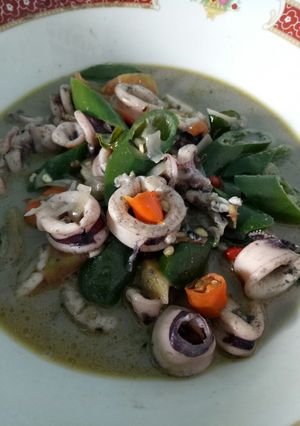Foto resep Cumi tumis santan
