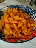 Penne con zucca e salsiccia di norcia