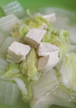 Foto resep Rebus Sawi Putih Tahu