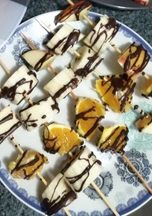 Una foto de Brochetas dulces