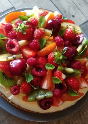 Une photo de Tarte Tutti frutti