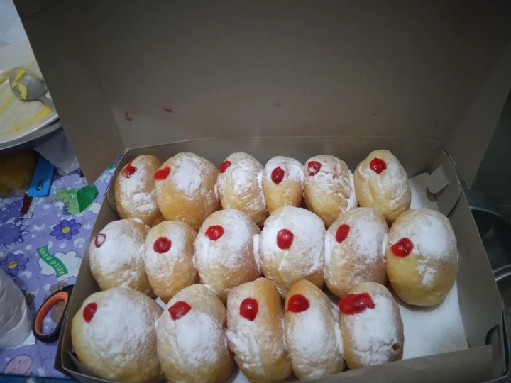 Easy Steps Make Recipes Donat bomboloni lembut the Delicious Appealing.