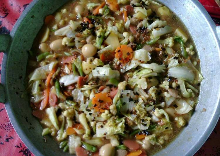 Resep Capcay vegetarian telur puyuh, Bisa Manjain Lidah